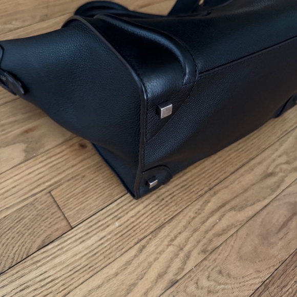 CELINE MINI LUGGAGE BAG - Drummed Calfskin Leather - Black - Picture 13 of 16